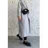 Gris - MANTEAU AMPLE EFFET LAINE