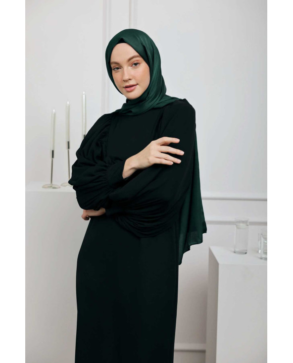 SATIN VERT ÉMERAUDE