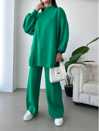 Ensemble Chic en Laine VERT
