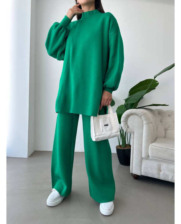 Ensemble Chic en Laine VERT