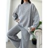 Ensemble Chic en Laine GRIS CHINÉ