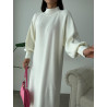 Robe Pull Chic Crème - Sanastyle