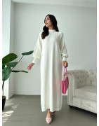 Robe Pull Chic CRÈME