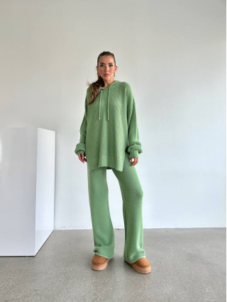 Ensemble Lounge Tricot VERT