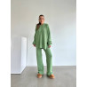 Ensemble Lounge Tricot VERT