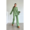 Ensemble Lounge Tricot VERT