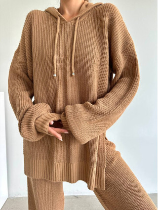 Ensemble Lounge Tricot CAMEL