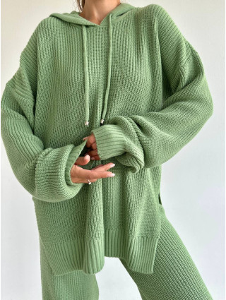 Ensemble Lounge Tricot VERT