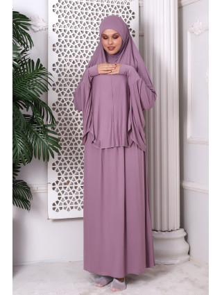 ROSE - Ensemble de Prière 2 Pièces avec Manches