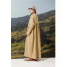Robe Gaufrée Camel