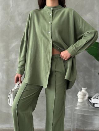 Ensemble effet lin VERT