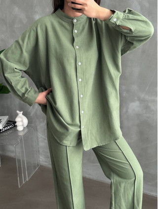 Ensemble effet lin VERT
