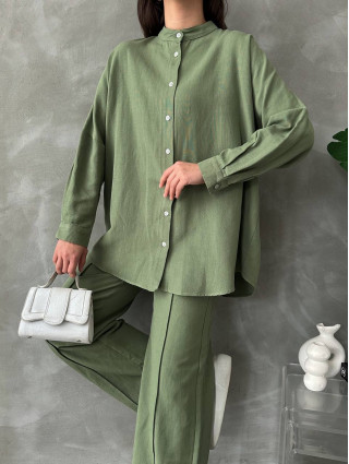 Ensemble effet lin VERT