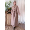 Robe Chemise Longue Coton CAMEL