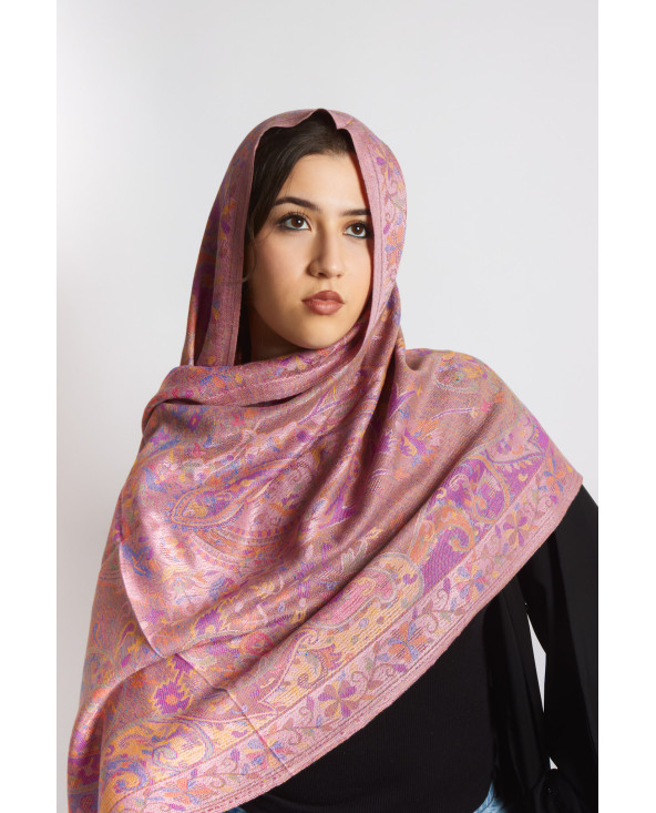 Hijab en Pashmina Rose 1