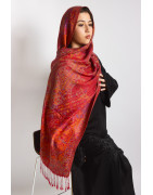 Hijab en Pashmina Rouge