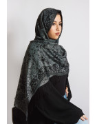 Hijab en Pashmina gris