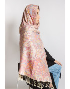 Hijabs en Pashmina Beige Rose