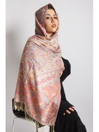 Hijabs en Pashmina Beige Rose