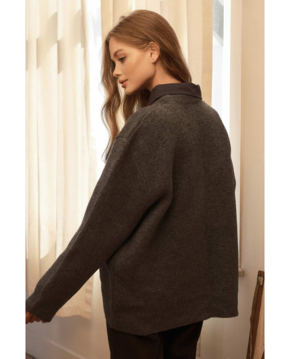 Pull Oversize anthracite