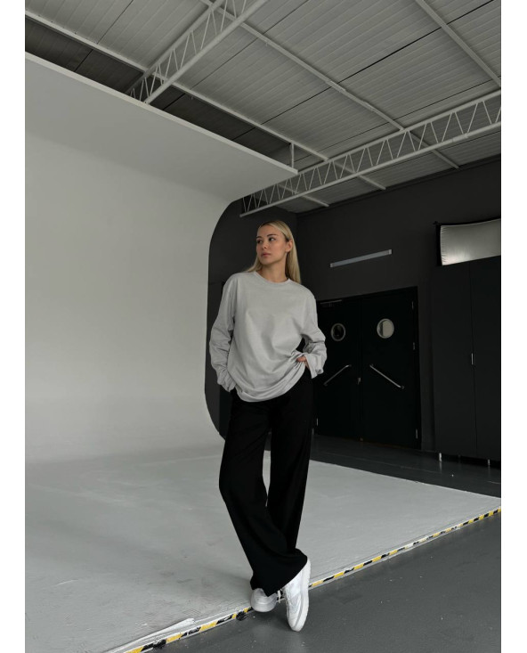 T-shirt manches longues Gris