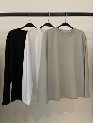 T-shirt manches longues Blanc