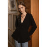 Cardigan cintré maille Noir