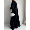 Robe manche ballon Noir