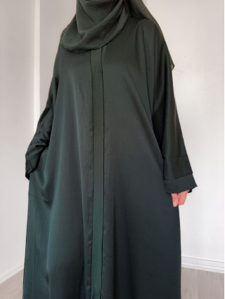 Abaya Ample Dubaï - Vert Émeraude