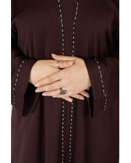 Abaya Nozha Marron