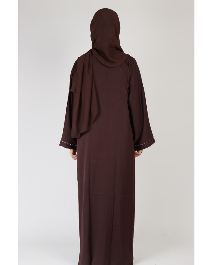 Abaya Nozha Marron