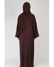 Abaya Nozha Marron