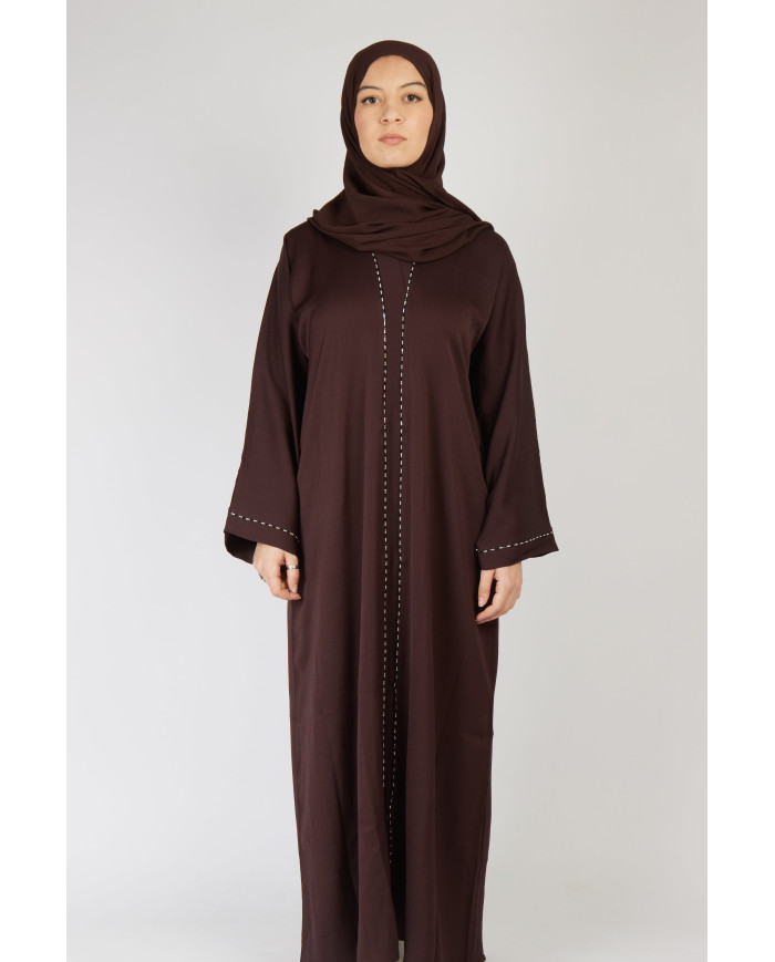 Abaya Nozha Marron