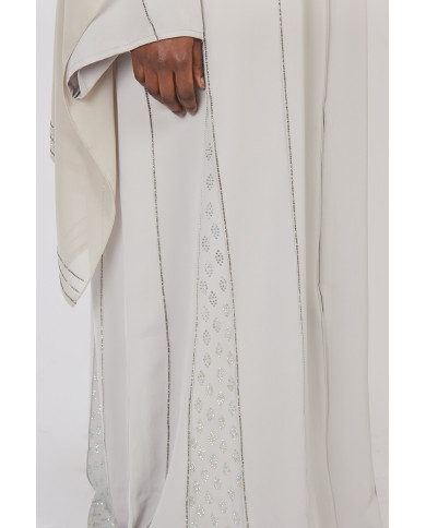 Abaya Séréna Gris