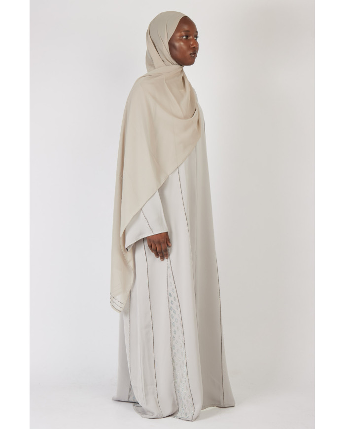 Abaya Séréna Gris