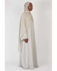 Abaya Séréna Gris