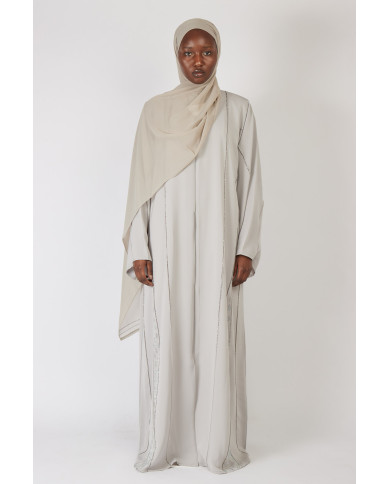 Abaya Séréna Gris
