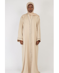 Abaya Nozha Beige - Sanastyle