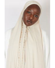 BEIGE CLAIR DIAMANT  JERSEY PREMIUM - Sanastyle