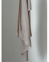 Hijab en modal grège – Doux, frais & élégant pour l’été | Sanastyle