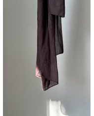 Hijab en modal marron froid – Élégant, léger & naturel | Sanastyle