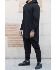 Ensemble sweat & Pantalon sarouel noir I Sanastyle
