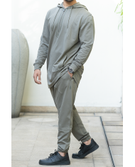 Ensemble sweat & Pantalon sarouel kaki I Sanastyle