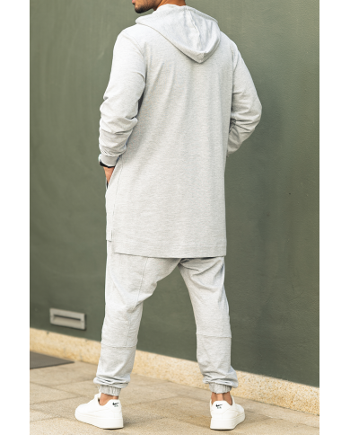 ensemble homme sweat sarouel gris