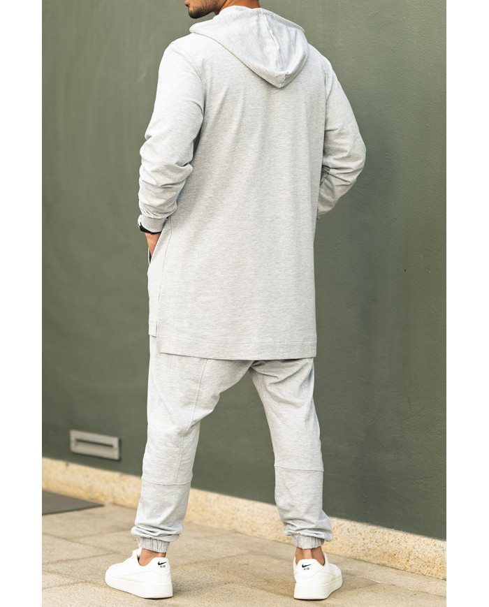 ensemble homme sweat sarouel gris