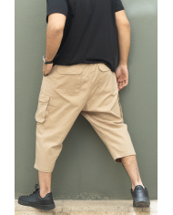 Sarouel Cargo beige – Pantalon léger & pudique d’été | Sanastyle
