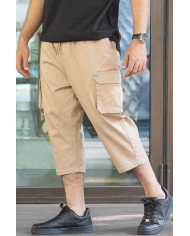 Pantalon Sarouel Cargo - Beige