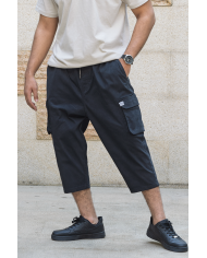 Pantalon Sarouel Cargo - Noir