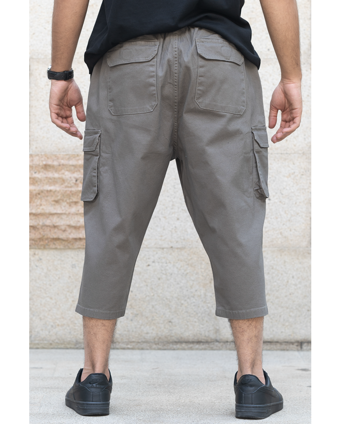 Pantalon Sarouel Cargo - Kaki