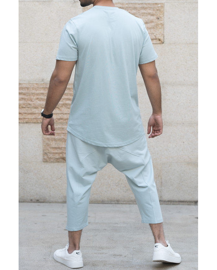 Ensemble Sarouel & tee-shirt - Bleu